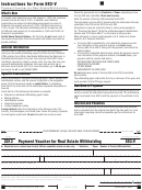 Form 593-v - Payment Voucher For Real Estate Withholding - 2013
