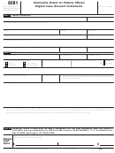 Form 8281 - Information Return For Publicly Offered Original Issue Discount Instruments