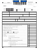 Georgia Form 501x - Amended Fiduciary Income Tax Return - 2012