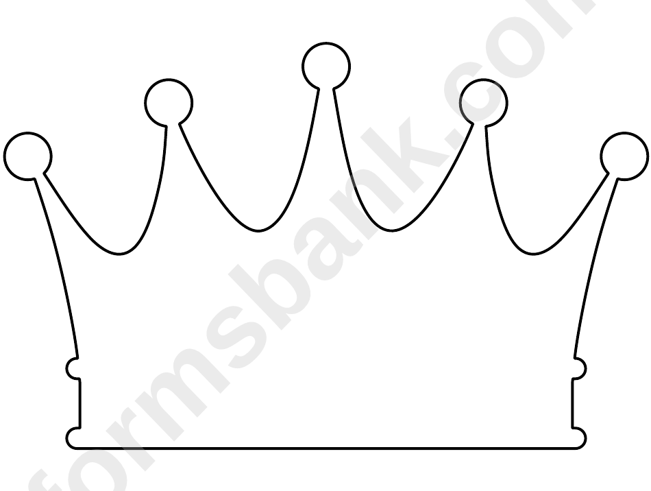 Wire Crown Template Printable