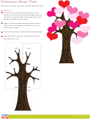 Valentine Heart Tree Template