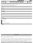 Form 14310 - Vita/tce Volunteer Sign Up
