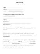 Property Purchase Bid Short Form Printable pdf