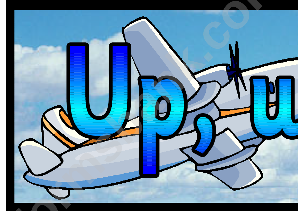 Up And Away Banner Template