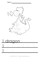 1 Dragon Tracing Sheet