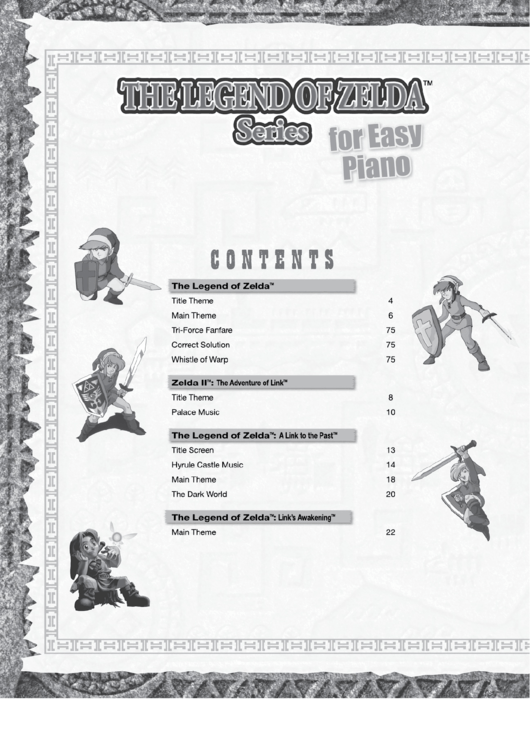 Koji Kondo - The Legend Of Zelda Sheet Music Printable pdf