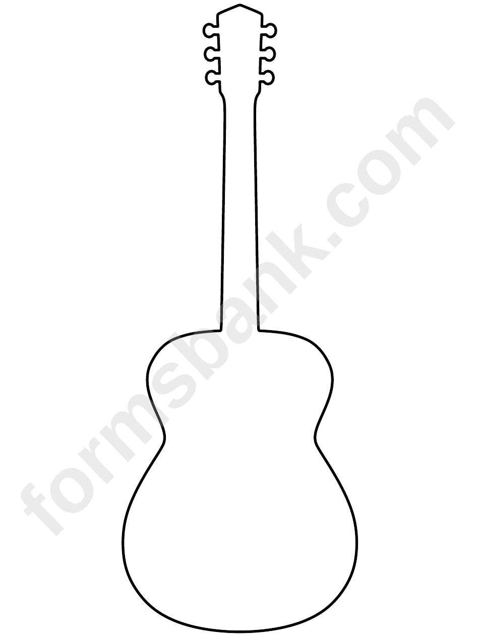Acoustic Guitar Pattern Template