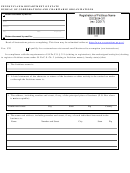 Form Dscb:54-311-2 - Registration Of Fictitious Name
