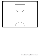 Soccer Half-pitch Field Template