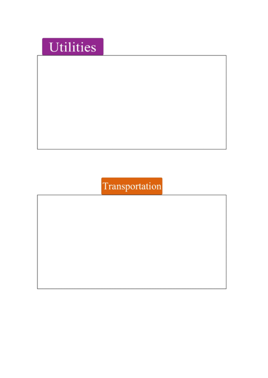 Utilities And Transportation File Folder Label Template Printable pdf