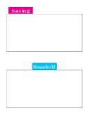 Saving And Household File Folder Label Template