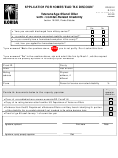Form Dr-501dv - Application For Homestead Tax Discount Veterans Age 65 And Older With A Combat-related Disability