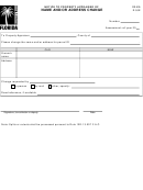 Form Dr-535 - Notice To Property Appraiser Of Name And/or Address Change
