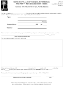 Form Dr-514 - Notice Of Sale Of Tangible Personal Property For Delinquent Taxes