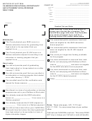 Fillable Form Wtw Eoa3 - Notice Of Action Printable pdf