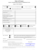 Agency Surplus Real Property Notification Form - Oregon Department Of Administrative Services