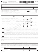 Form El101 - E-file Declaration For Electronic Filing - 2014