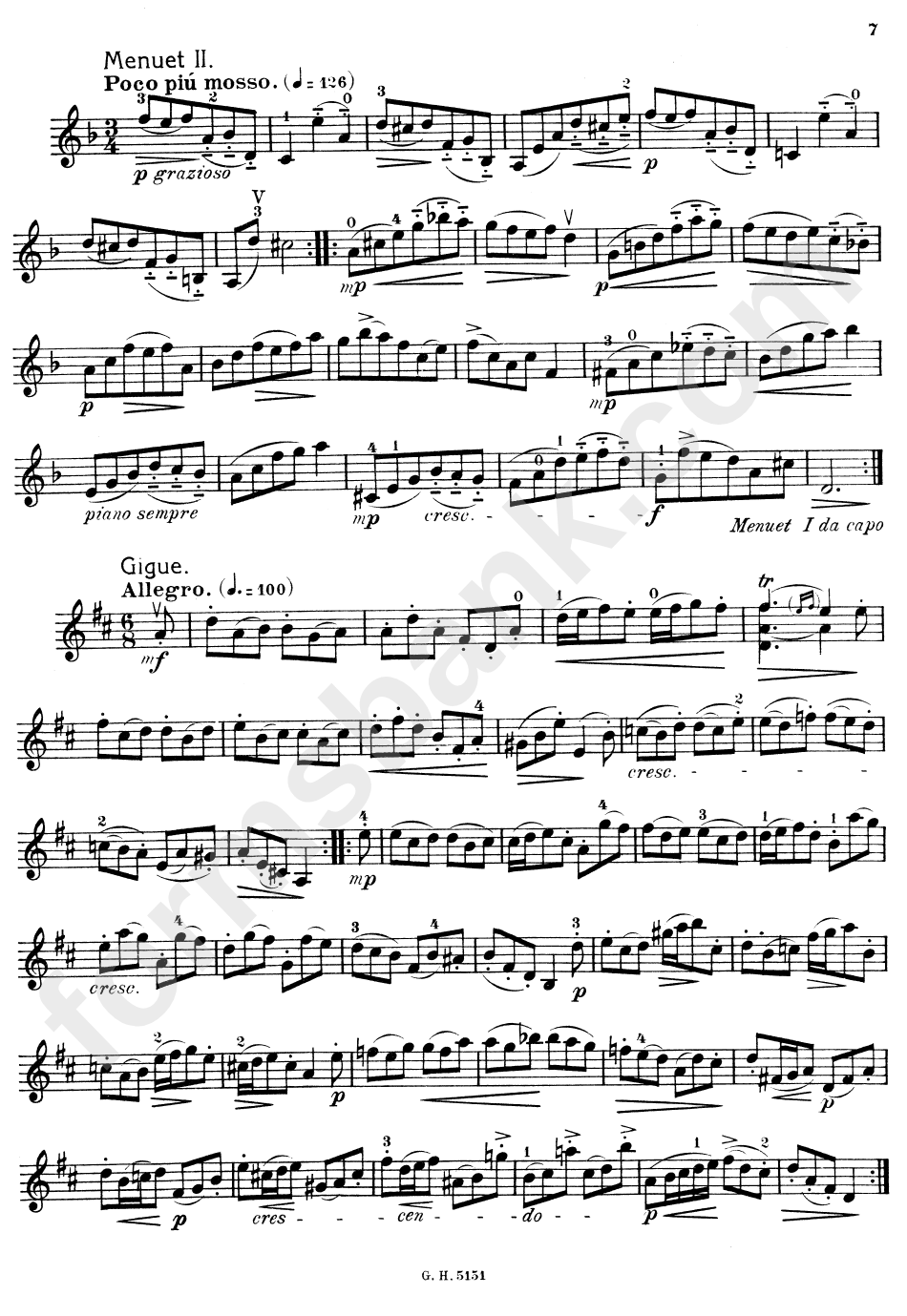 Johann Sebastian Bach - Suite I Sheet Music