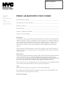 Pedicab Reinspection Form - Nyc Department Of Consumer Affairs