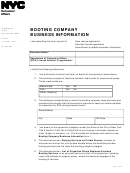 Booting Company Business Information - Nyc Department Of Consumer Affairs