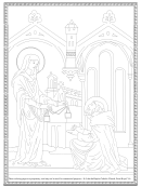 St. Simon Coloring Sheet