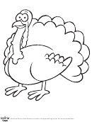 Turkey Coloring Sheet