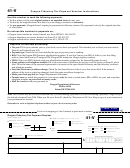 Form 41-v - Oregon Fiduciary Tax Payment Voucher Instructions