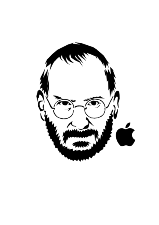 Steve Jobs Coloring Sheet