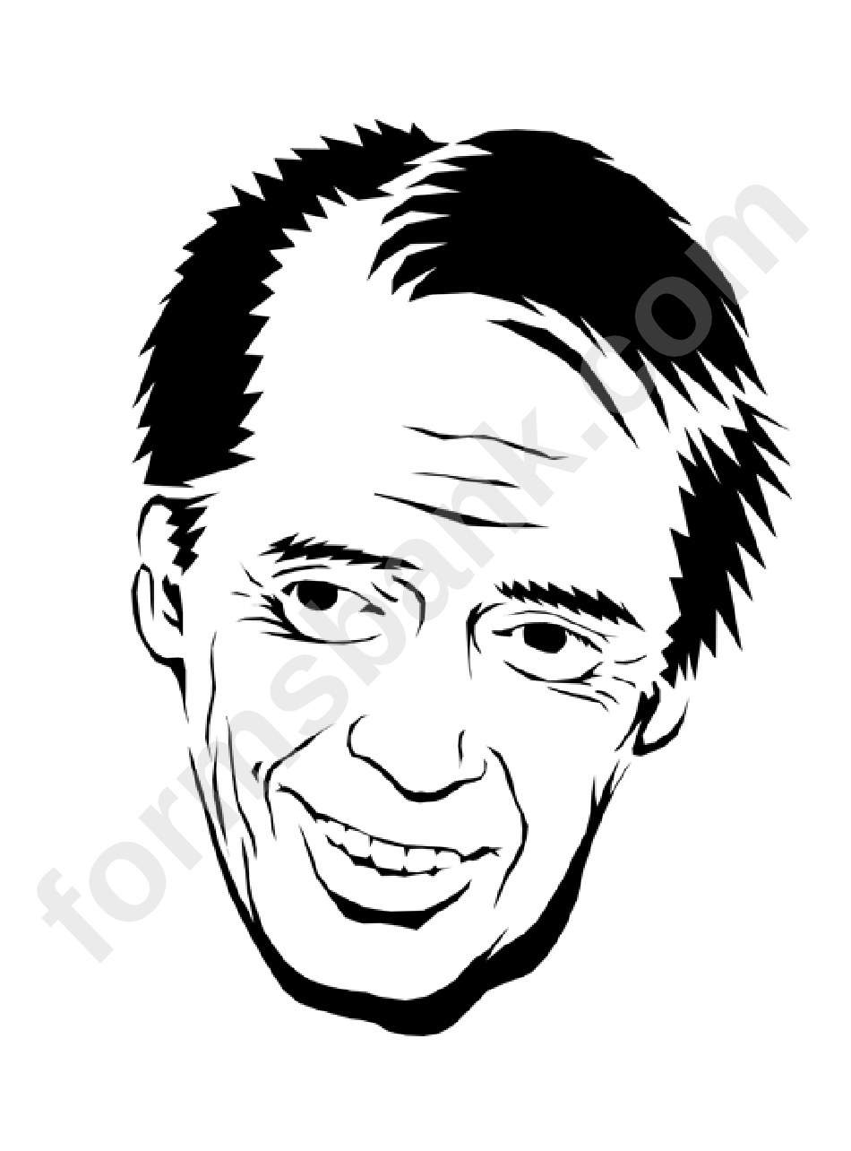 Steve Buscemi Coloring Sheet