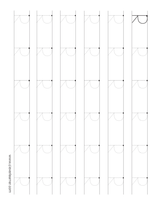Big Letter R For Preschools Handwriting Practice Sheets Printable pdf