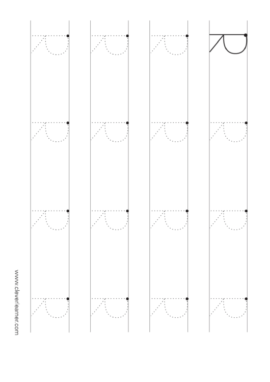 Letter R For Children Handwriting Practice Sheets Printable pdf