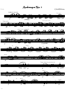 Claude Debussy - Arabesque No1 Viola Sheet Music