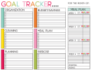 Goal Trackers Template - Colorful