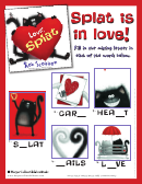 Splat Is In Love Missing Letter Activity Sheet With Answers