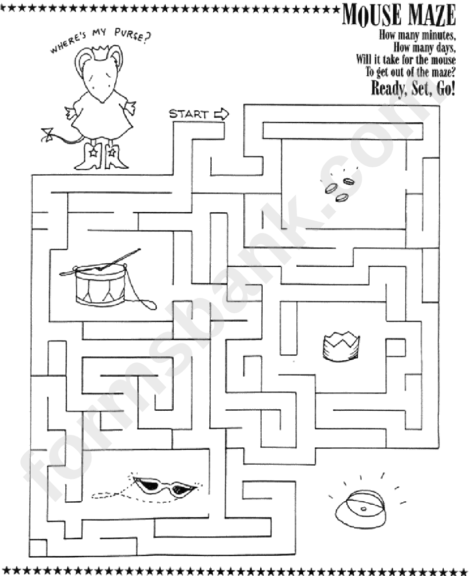 Mouse Maze Game Template