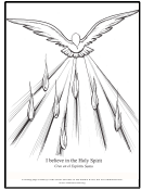 Holy Spirit Coloring Sheet