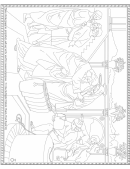 Miracle Of Jesus Christ Coloring Sheet