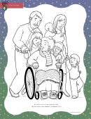 By Love Serve One Another Coloring Sheet