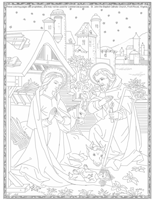 Christmas Coloring Sheet printable pdf download