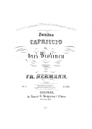 Fr.hermann - Zweites Capriccio Sheet Music