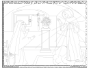 Divine Mercy Coloring Sheet