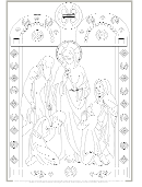 Holy Eucharist Coloring Sheet