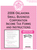 Form 512-s And Form 512-sa - Oklahoma Small Business Corporation Income Tax - 2006