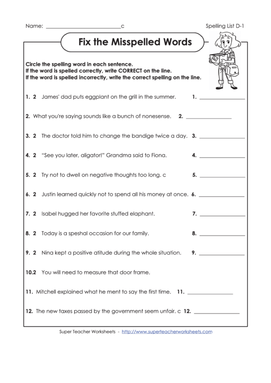 fix-the-misspelled-words-spelling-activity-sheet-with-answers-printable