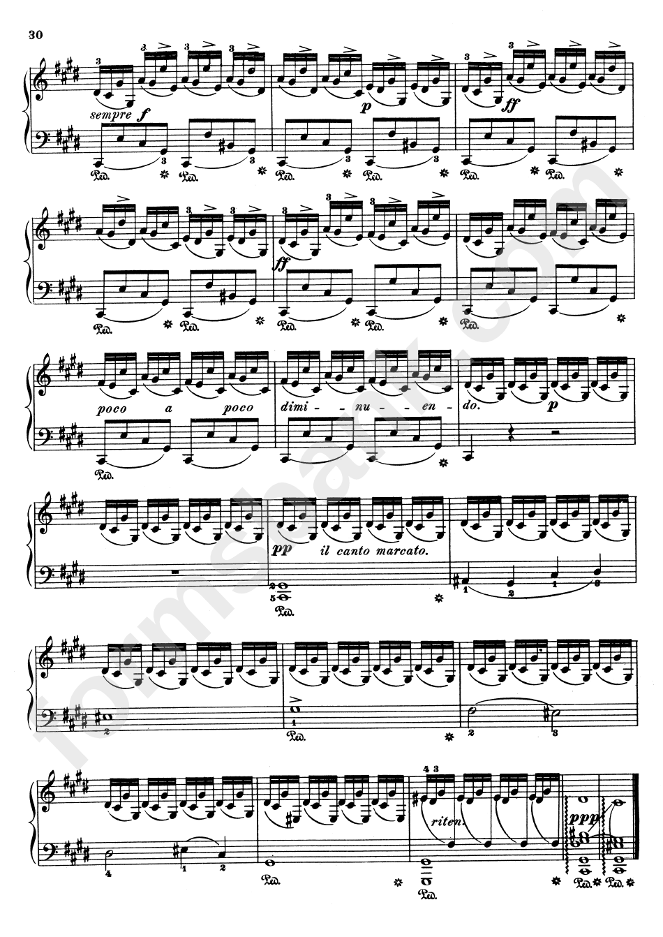 F. Chopin - Fantaisie - Impromptu Sheet Music
