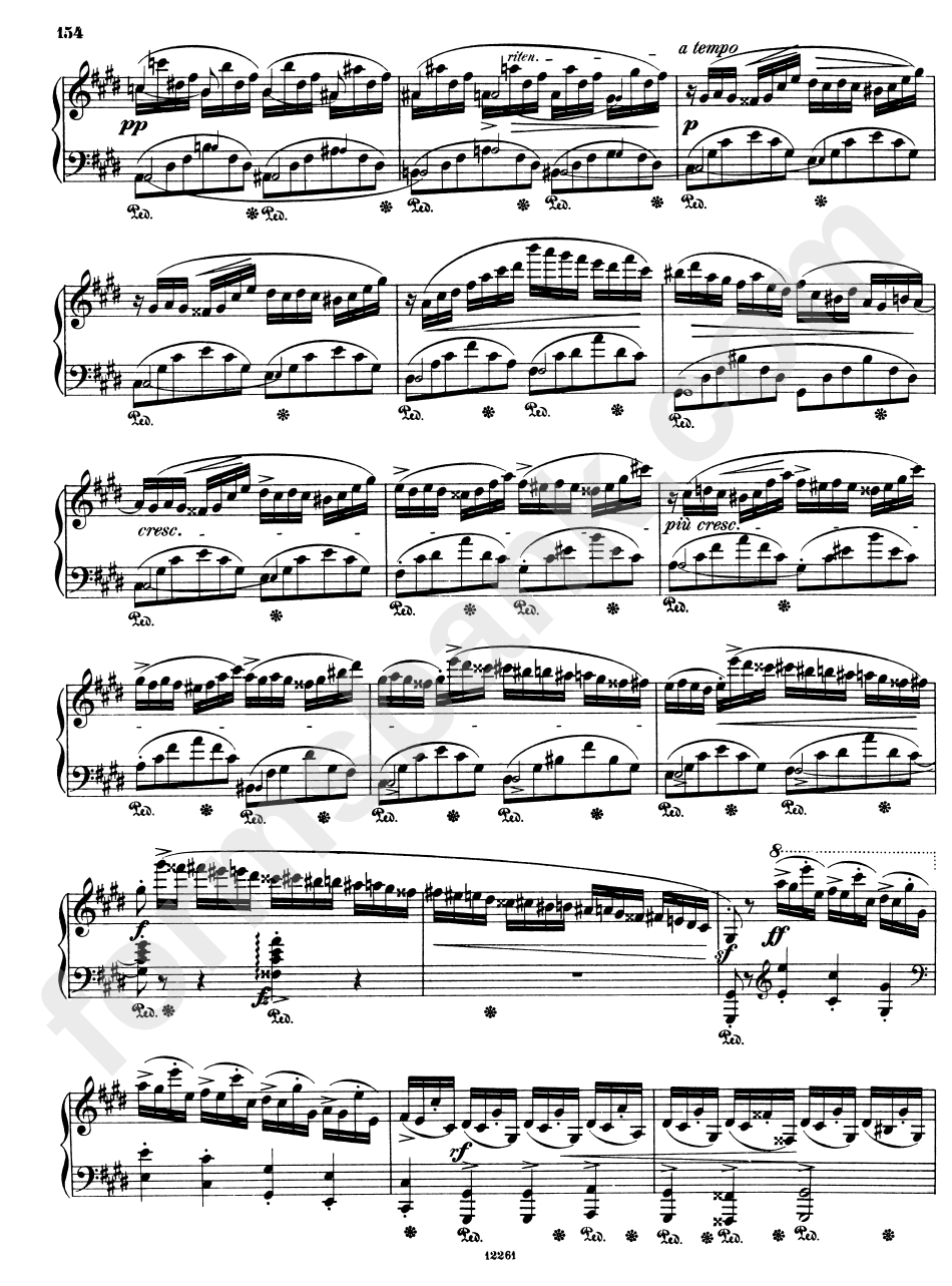 F. Chopin - Fantaisie - Impromptu Sheet Music