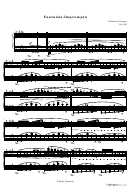 F. Chopin - Fantasie-impromptu Sheet Music