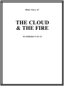 The Cloud And The Fire Bible Activity Sheet Set