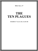 The Ten Plagues Bible Activity Sheet Set