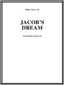 Jacob's Dream Bible Activity Sheet Set